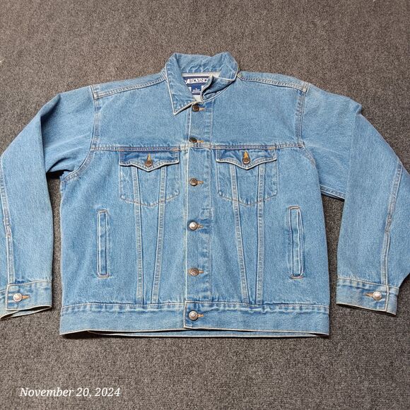 Vintage Car Embroidered Denim Bomber Jacket - Picture 3 of 7